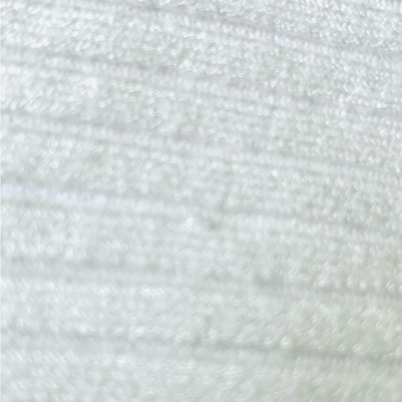 Gloria Jeans Ribbed Boat Neck Top XS White Viscose Blend - Picture 6 of 8